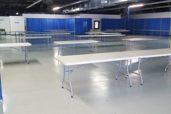 a group of people in a pool