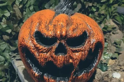 a close up of a rock